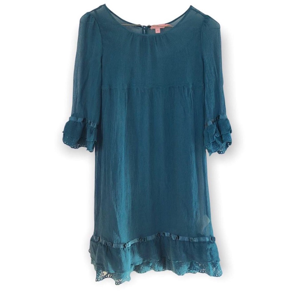 Y2k vintage Juicy Couture mini silk babydoll dress
